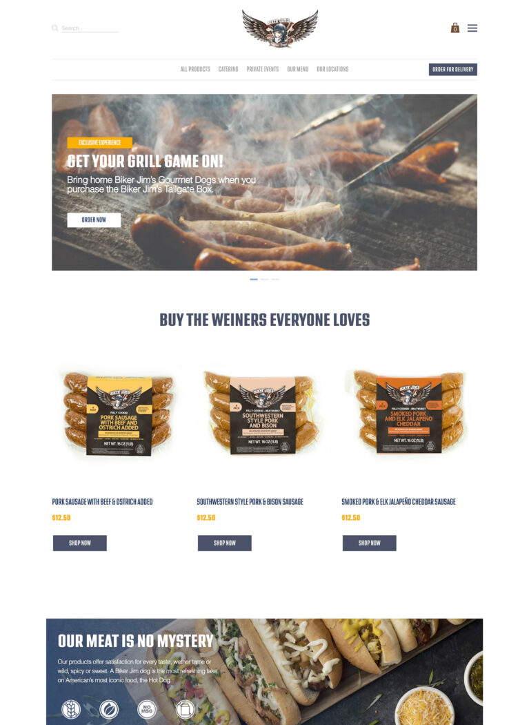 Biker Jim’s restaurant