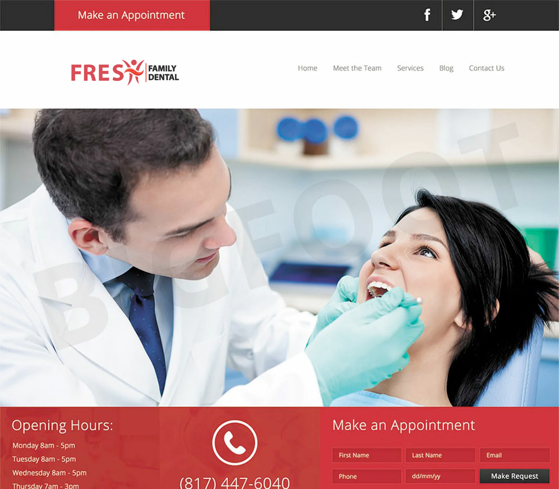 Periodontics Website Design