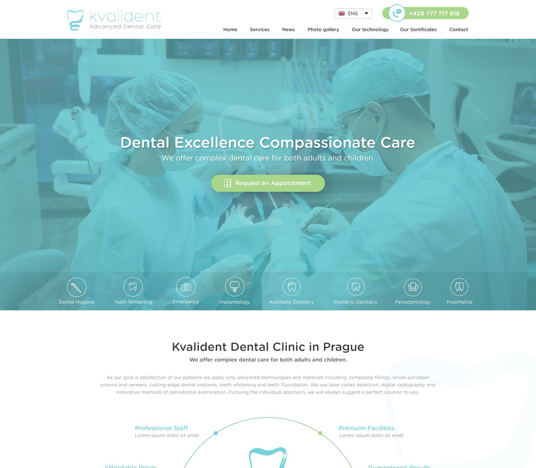 Oral Surgery Website Design