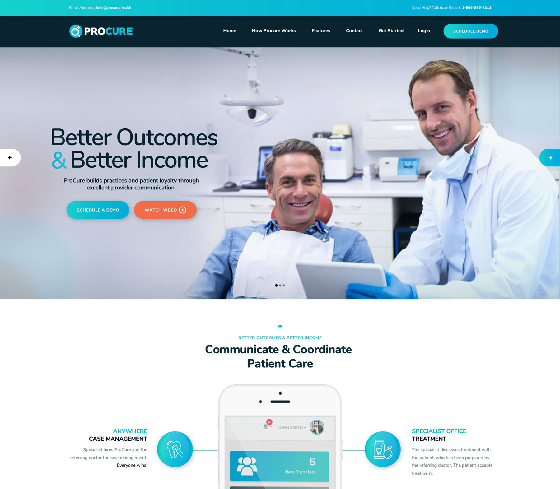 Orthognathic Treatment Website Design