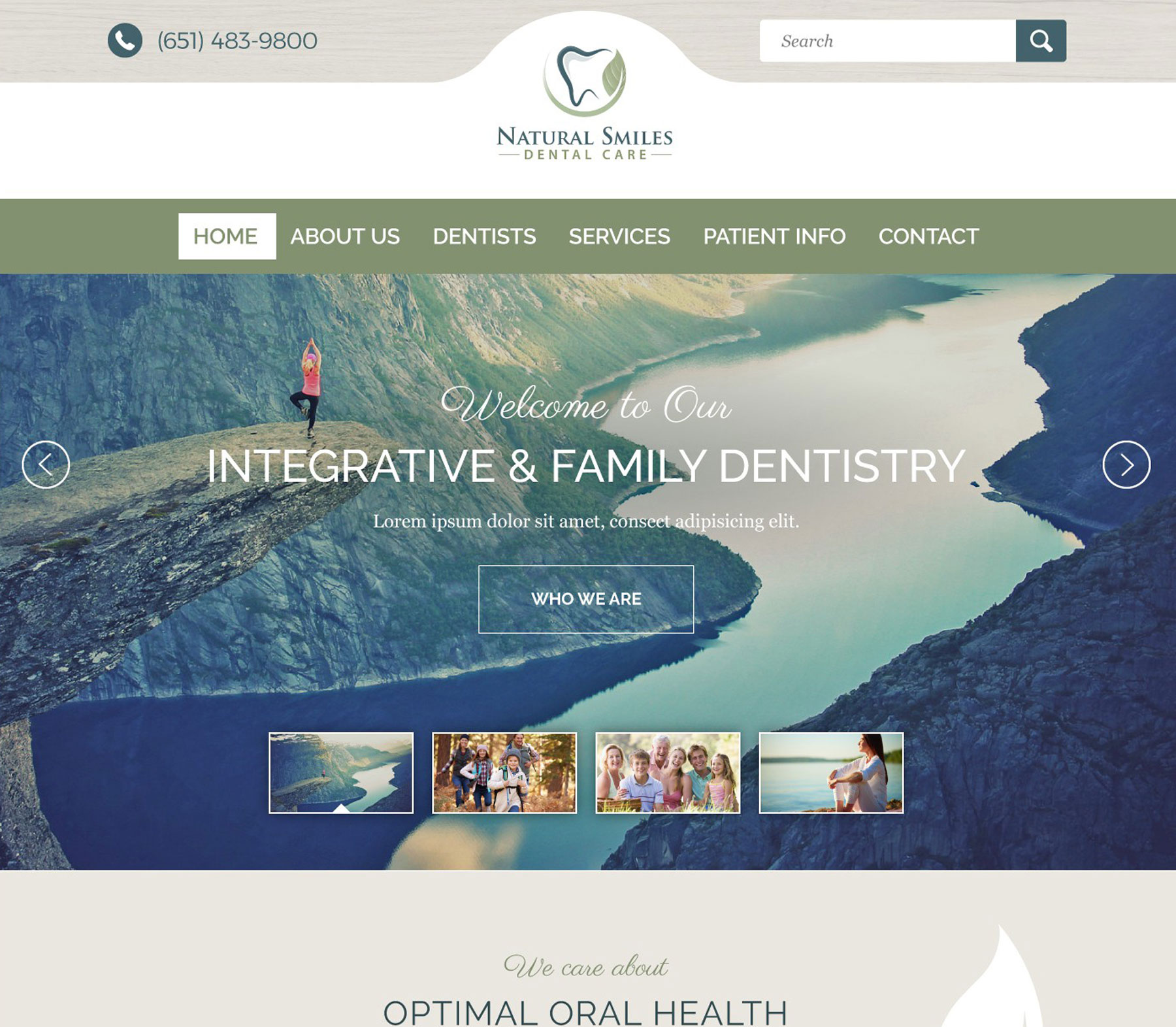 Physical Therapy Website Design