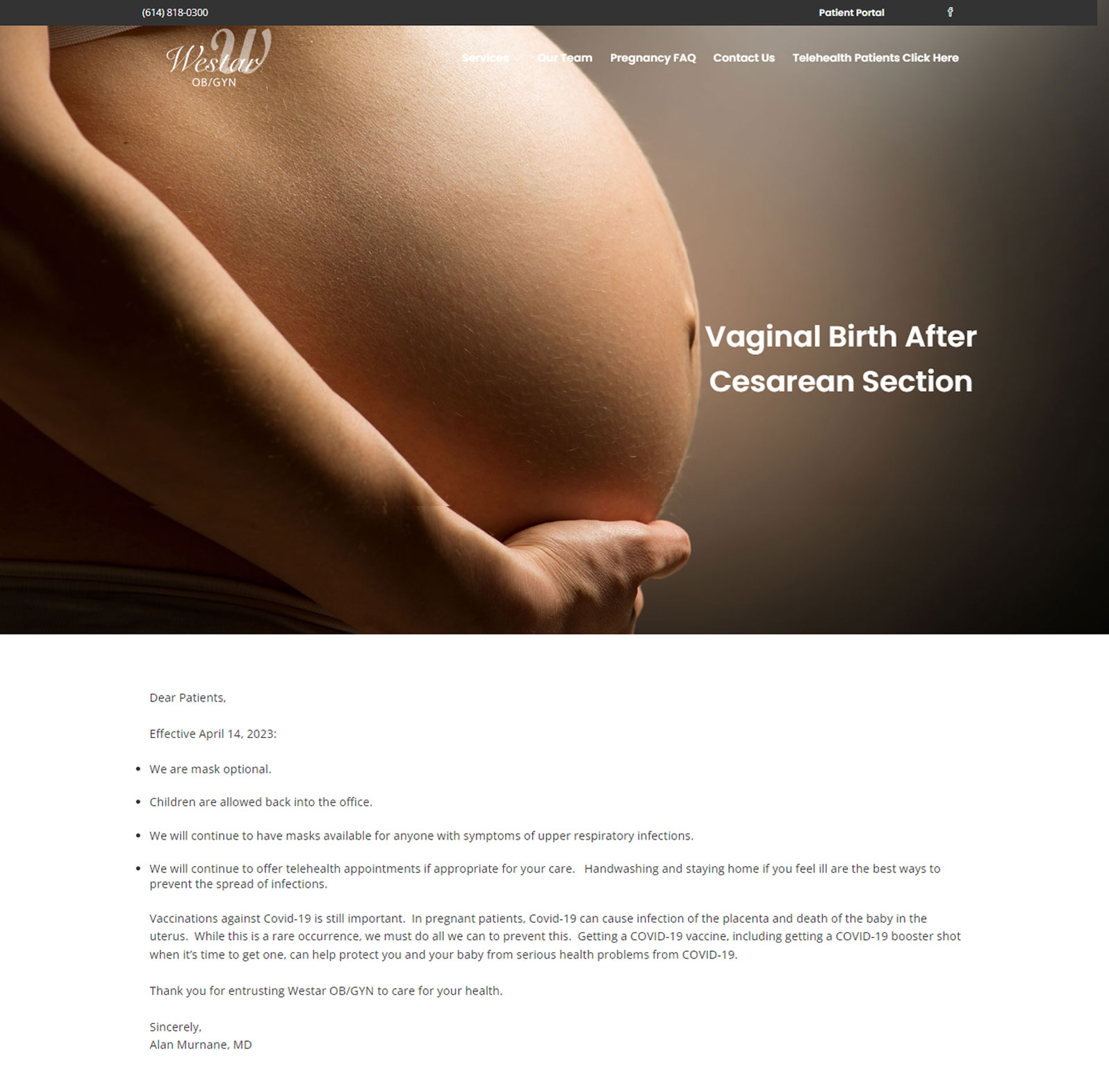 Maternal-Fetal Medicine Web Design