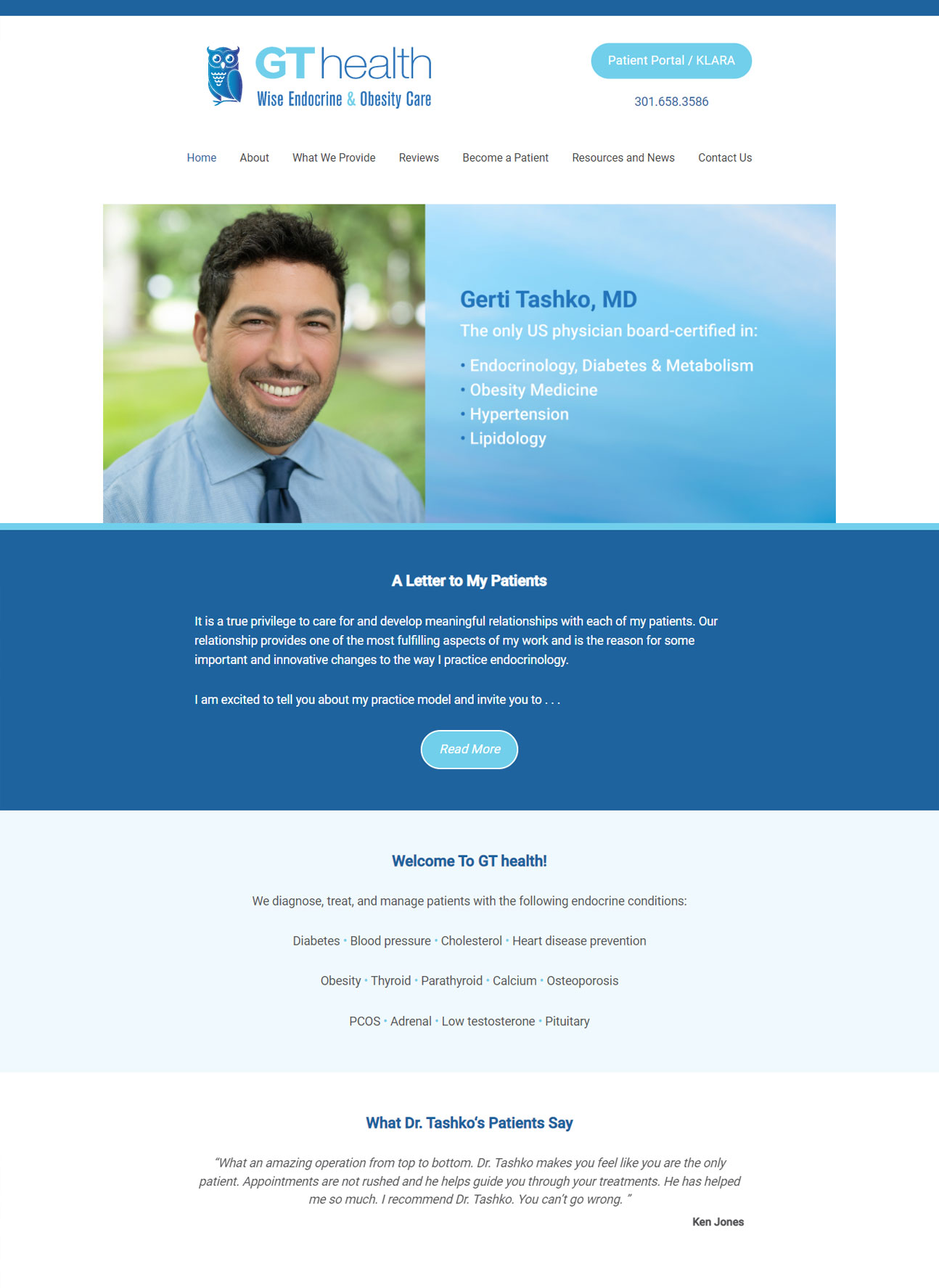 Endocrinologists Website Designs
