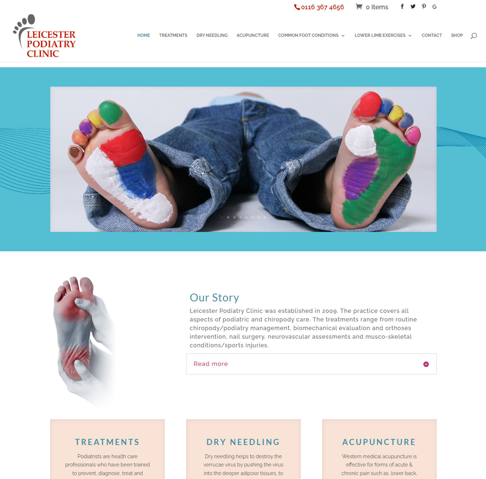 Pediatric Care Web Design