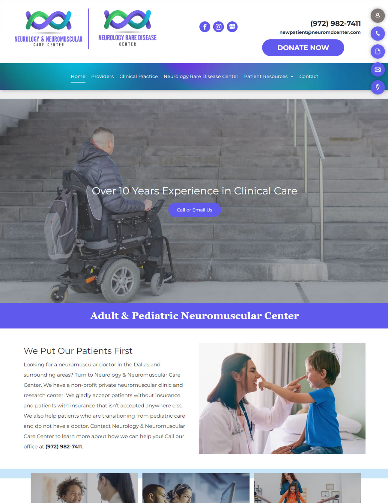 Neurologists Website Design