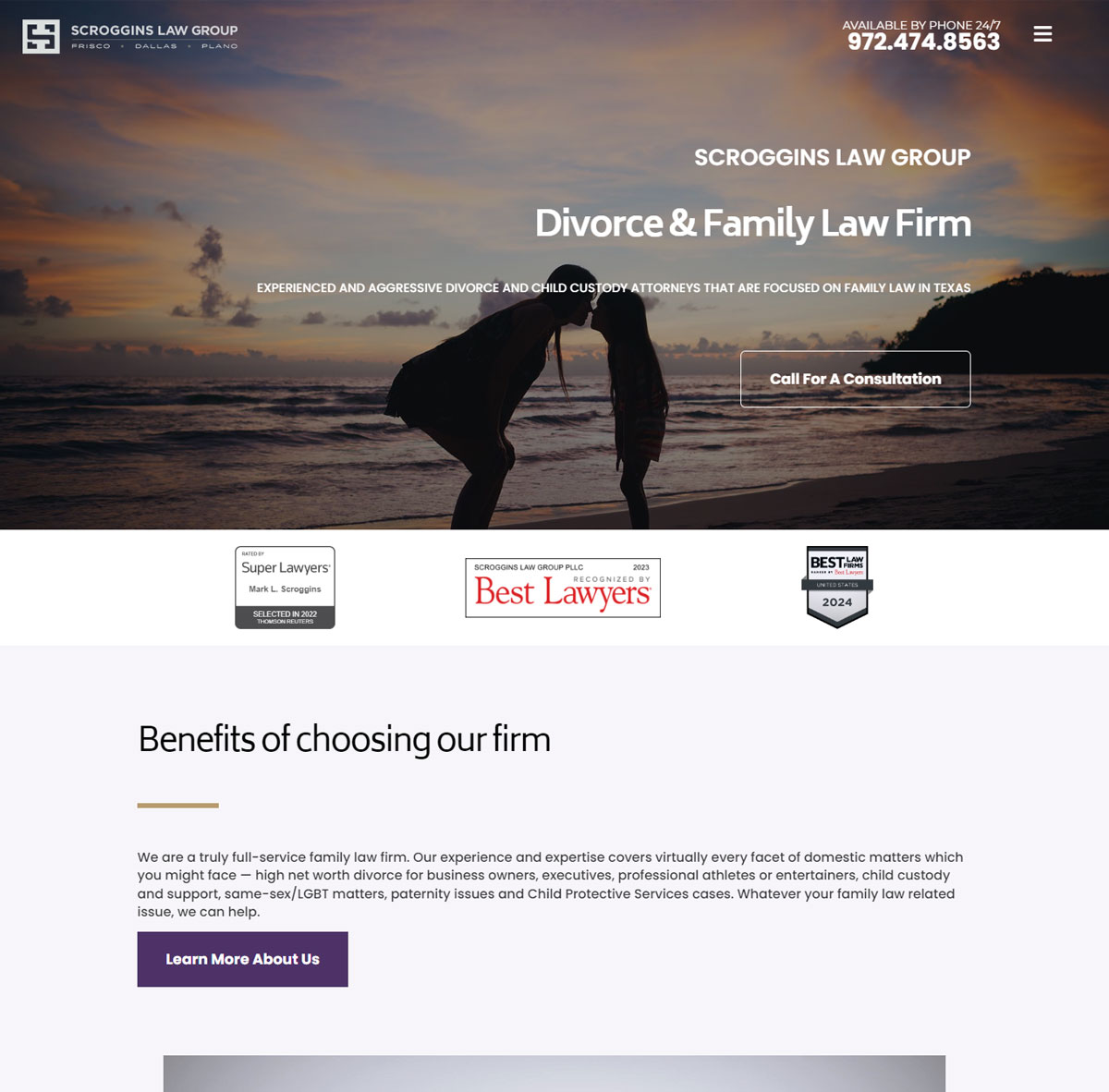 Uncontested Divorce Lawyer Website Design