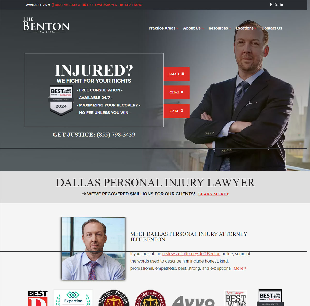 Hit And Run Accident Lawyer Website Design