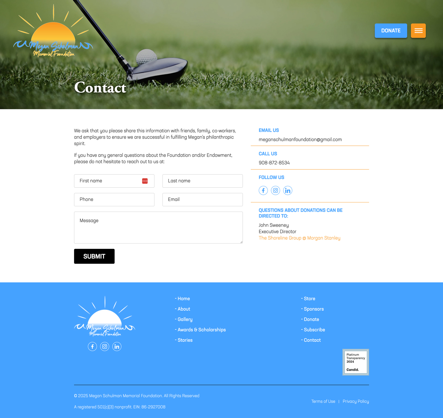 Megan Schulman Memorial Foundation