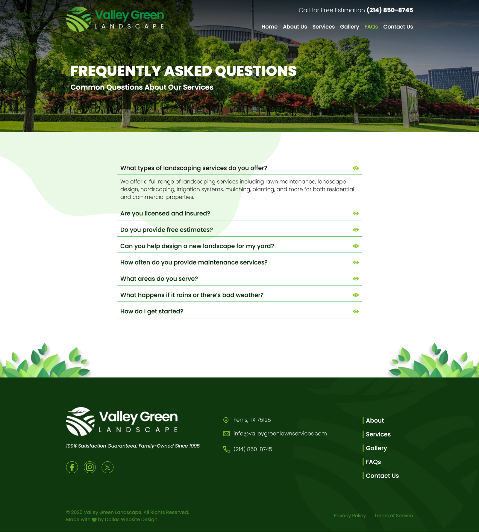 Valley Green Landscape