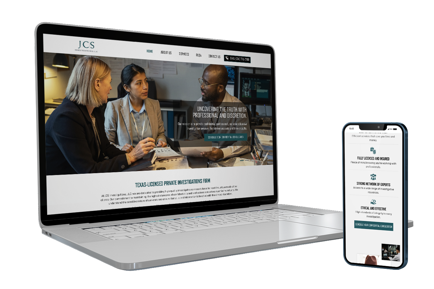 JCS Investigators Home